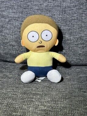 Rick and Morty Toy Factory Adult Swim Plush Stuffed Animal Doll 6" Morty Cartoon